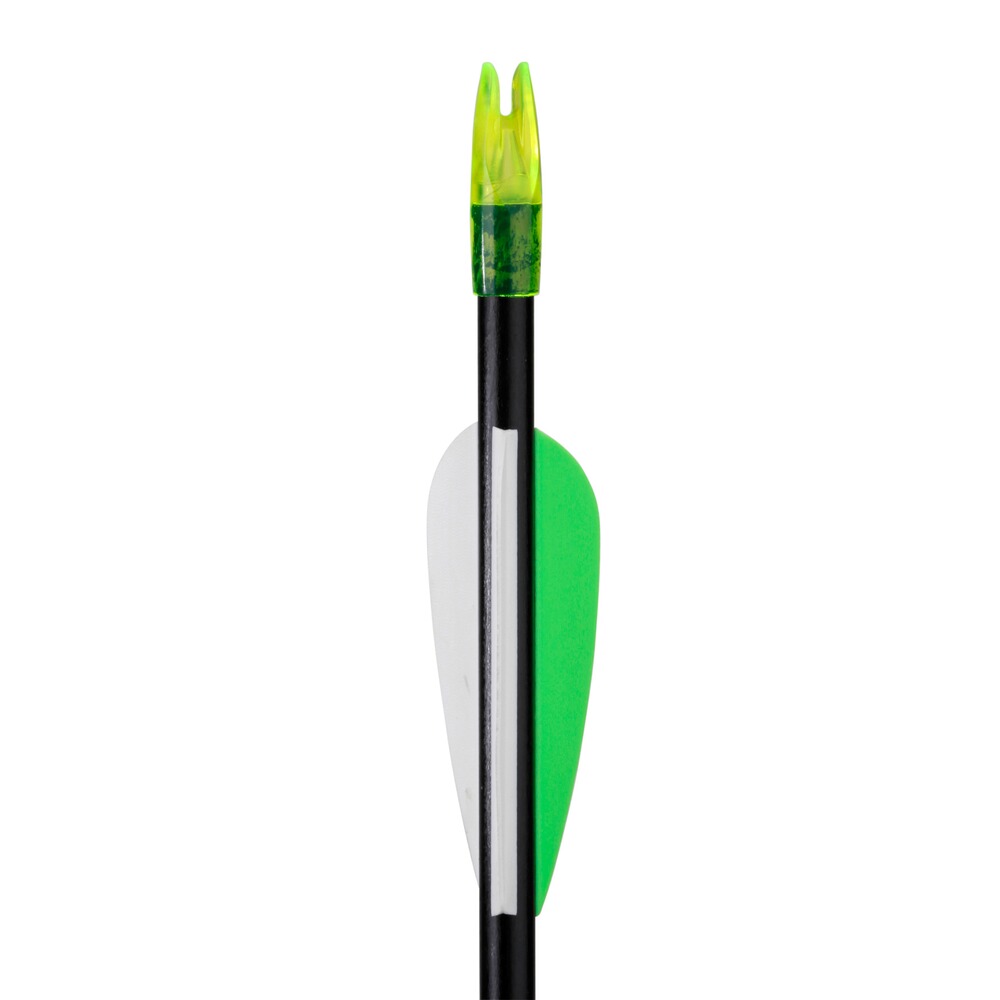 Fiberglaspfeil - 3 Stück, Black Flash Archery