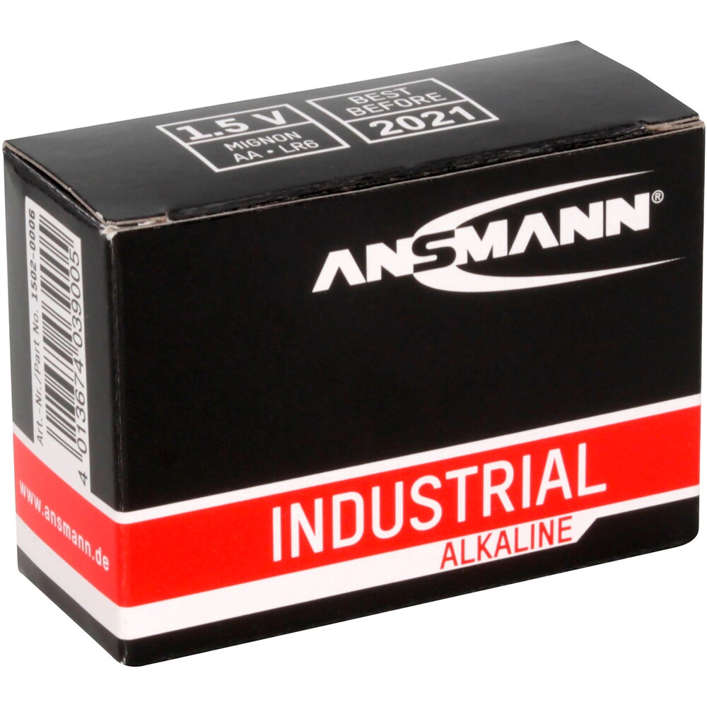 Pile alcaline industrielle AA Mignon, Ansmann