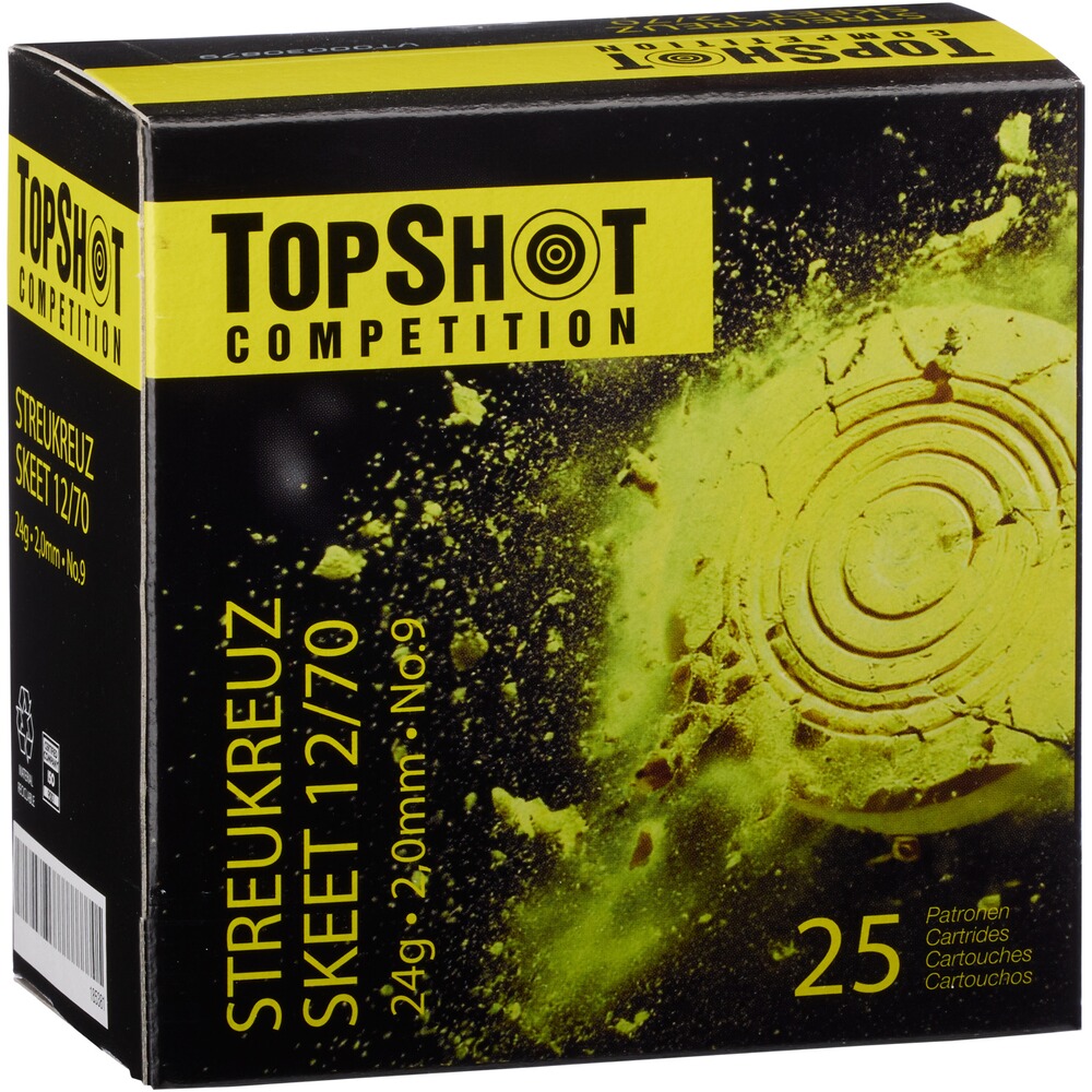 12/70 Skeet Streukreuz 2,0mm 24g, TOPSHOT Competition