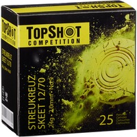 12/70 Skeet Streukreuz 2,0mm 24g, TOPSHOT Competition