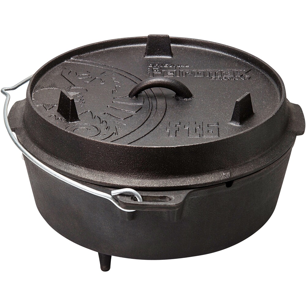 Dutch Oven Feuertopf mit Standfüßen