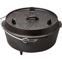 Dutch oven fire pot with feet, Petromax