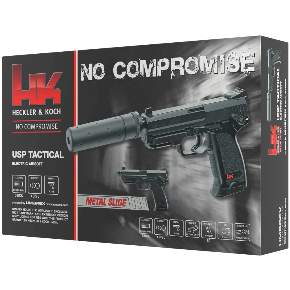 Airsoft Pistole USP Tactical AEG, Heckler & Koch