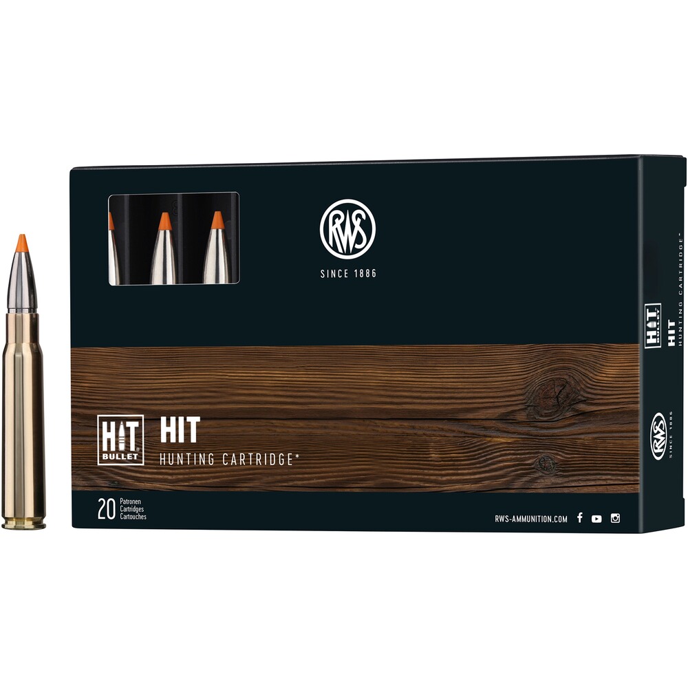 8x57 IS HIT 10,4g/160grs., RWS