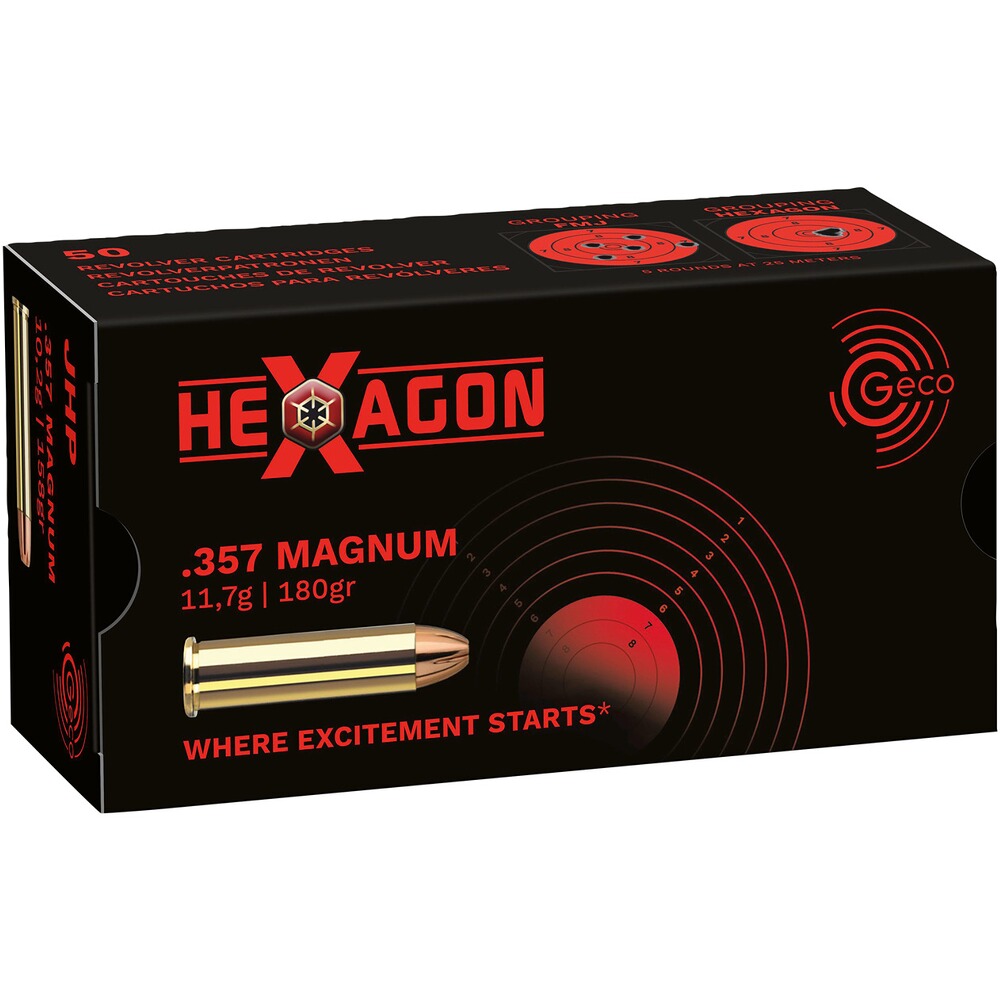 .357 Magnum Hexagon 11,7g/180grs.