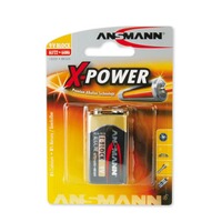 Batterie X-Power 9-Volt-Block Alkaline, Ansmann