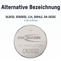 Pile bouton CR2032, Ansmann