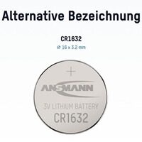 Knopfzelle CR1632, Ansmann