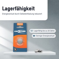 Knopfzelle CR2354, Ansmann