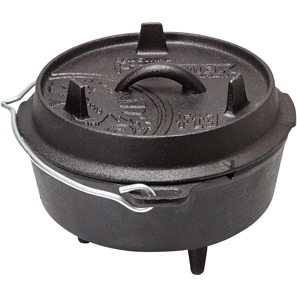 Dutch Oven Feuertopf mit Standfüßen