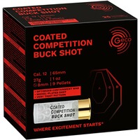 12/65 Coated Comp Buck Shot 8,0mm 27g, Geco
