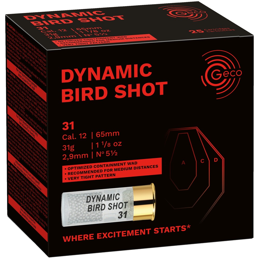 12/65 Dynamic Bird Shot 2,9mm 31g