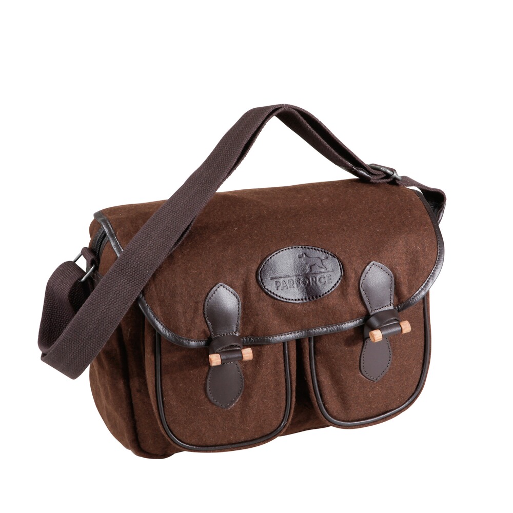 Jagdtasche Loden/Leder