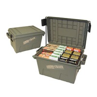 Ammunition box for 20 packs of shotgun shells, MTM