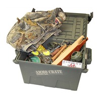 Ammunition box for 20 packs of shotgun shells, MTM