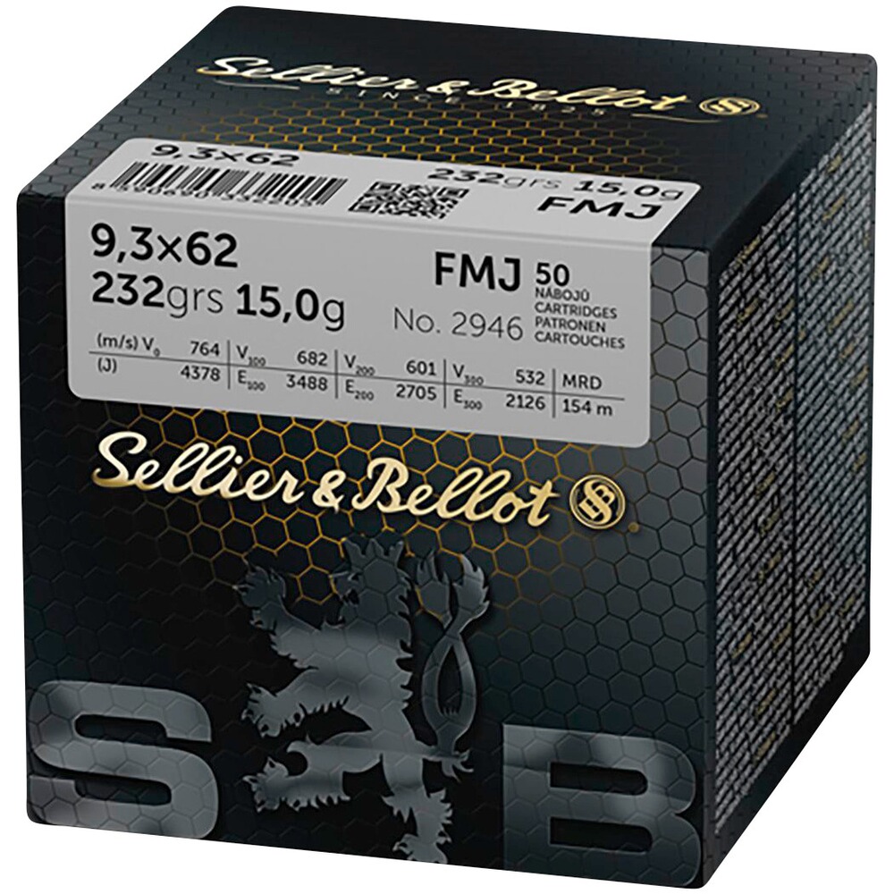 9,3x62 Vollmantel 15,0g/232grs.