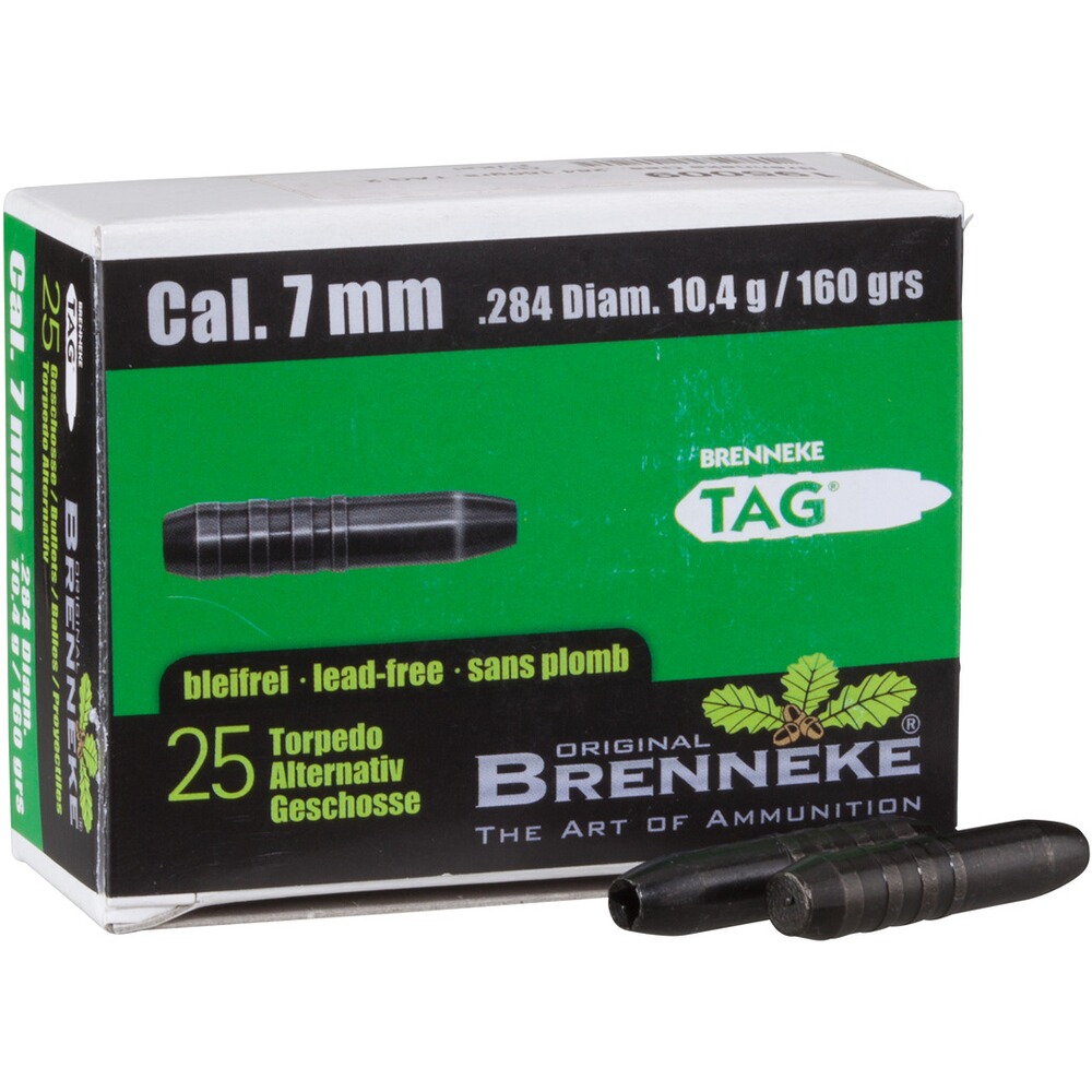 Geschosse .284 10,4g/160grs. TAG