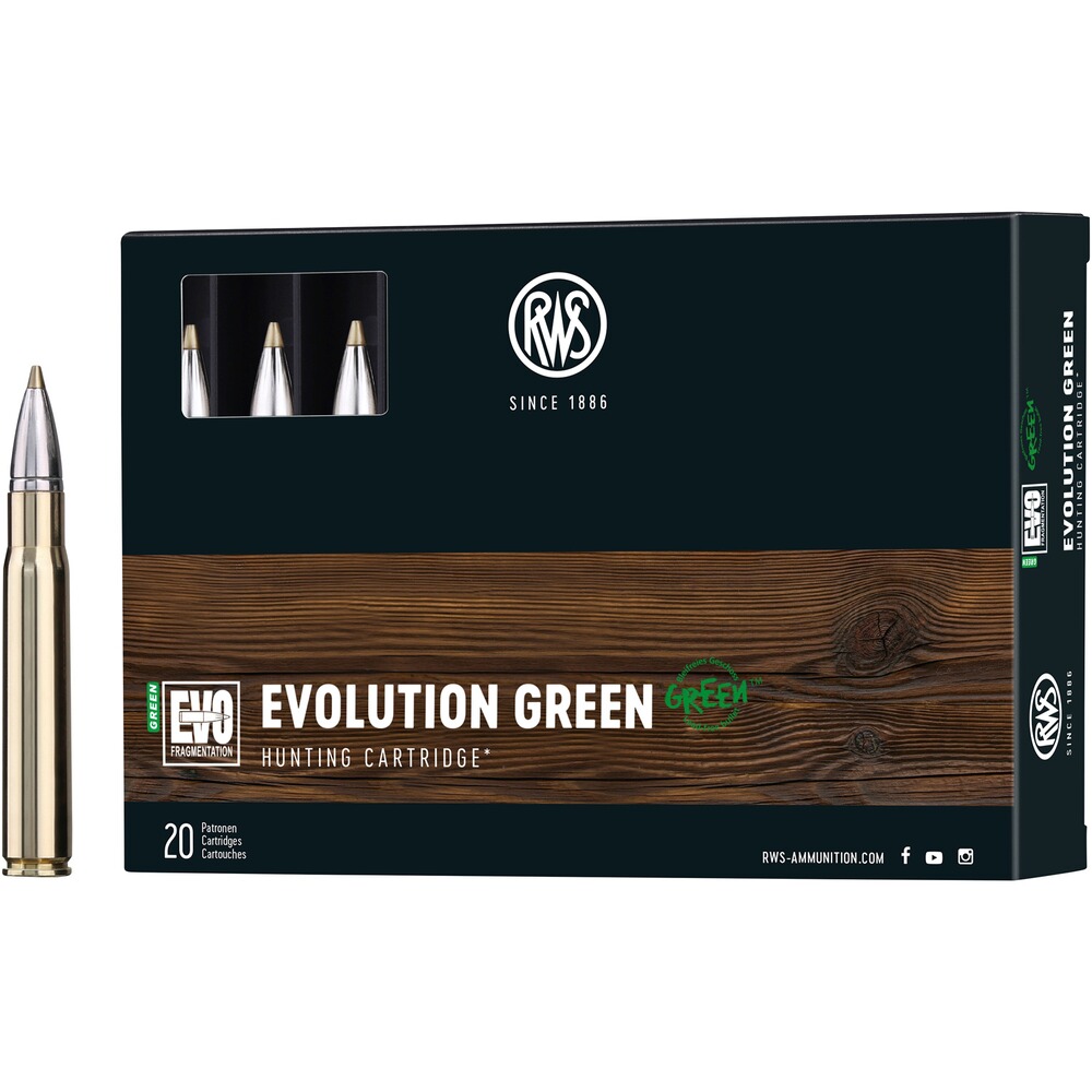 9,3x64 Evolution Green 11,9g/184grs., RWS