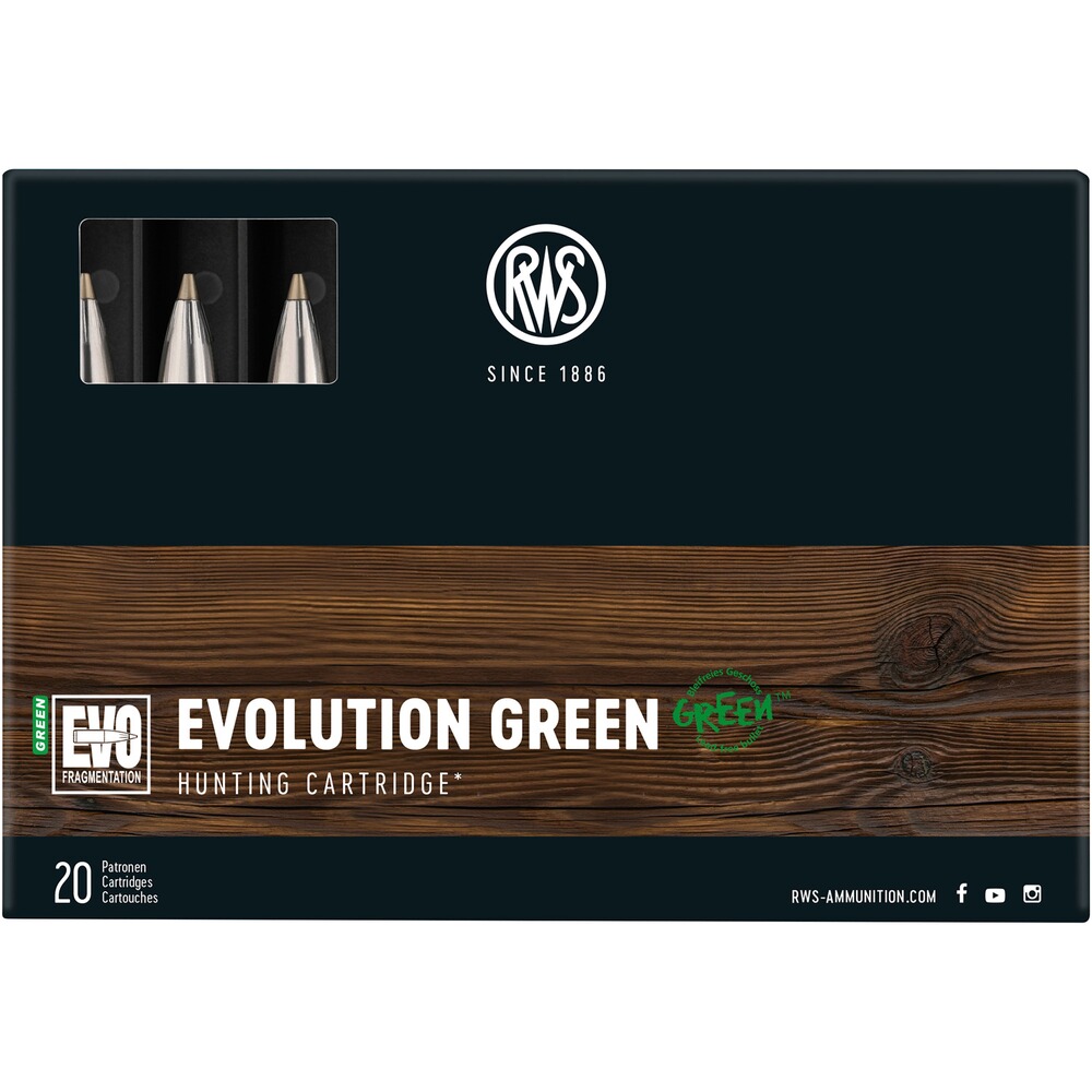 9,3x64 Evolution Green 11,9g/184grs.