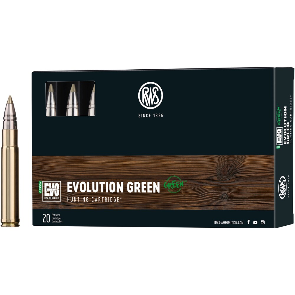 10,3x68 Magnum Evolution Green 13,5g/208grs., RWS