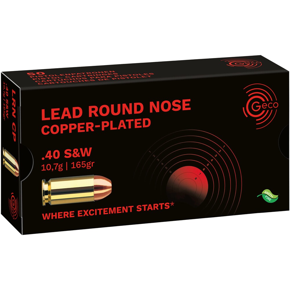 .40 S&W Blei Rk verkupfert SX 10,7g/165grs.