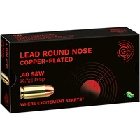 .40 S&W Blei Rk verkupfert SX 10,7g/165grs., Geco