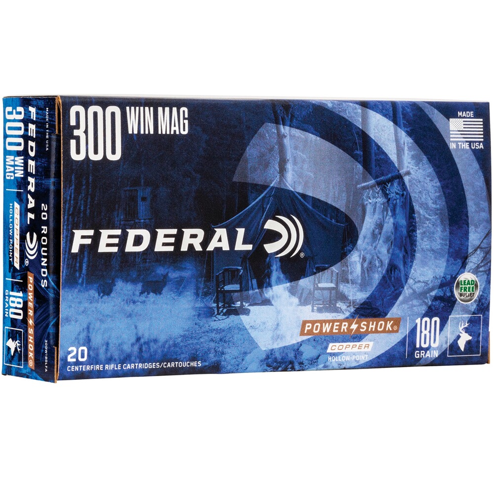 .300 Win. Mag. Power Shok Copper HP 11,7g/180grs.