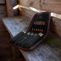 Cartridge case with practical belt loop, JAKELE