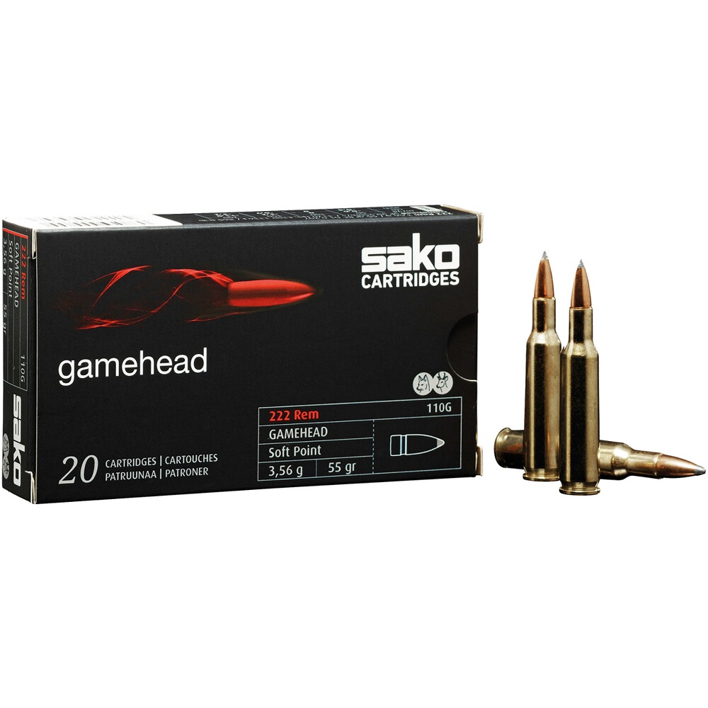 .222 Rem. Gamehead SP 3,6g/55grs.