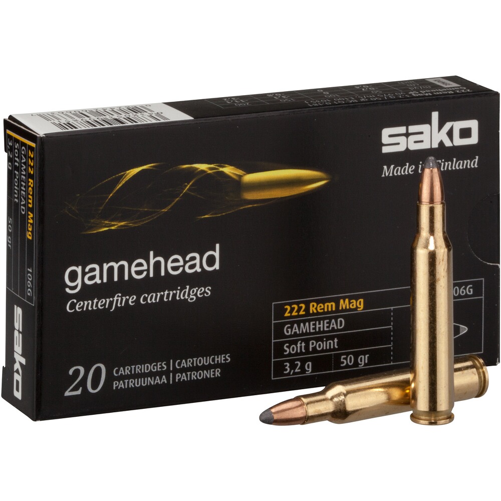 .222 Rem. Mag Gamehead SP 3,2g/50grs.