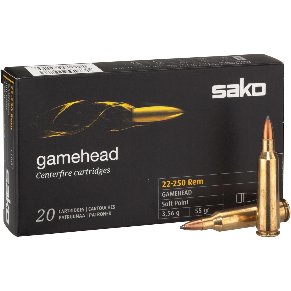 .22-250 Rem. Gamehead SP 3,6g/55grs.