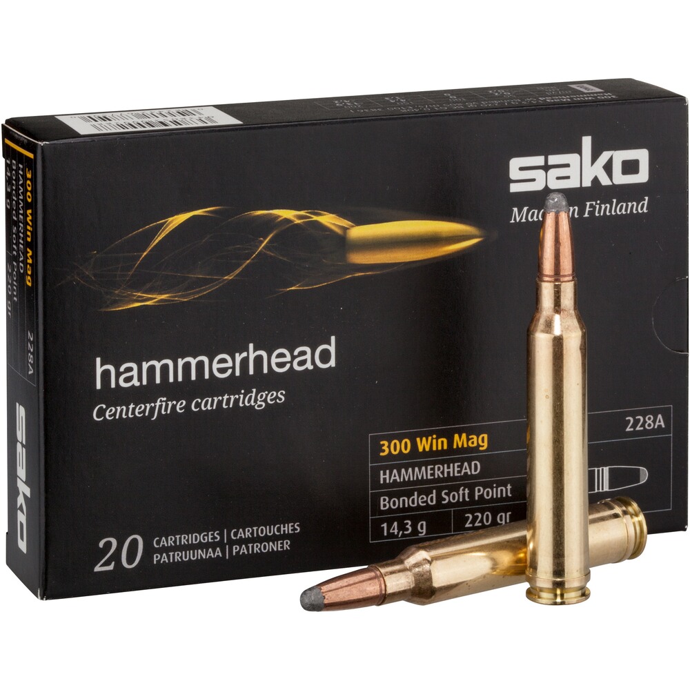 .300 Win. Mag. Hammerhead SP 14,3g/220grs.