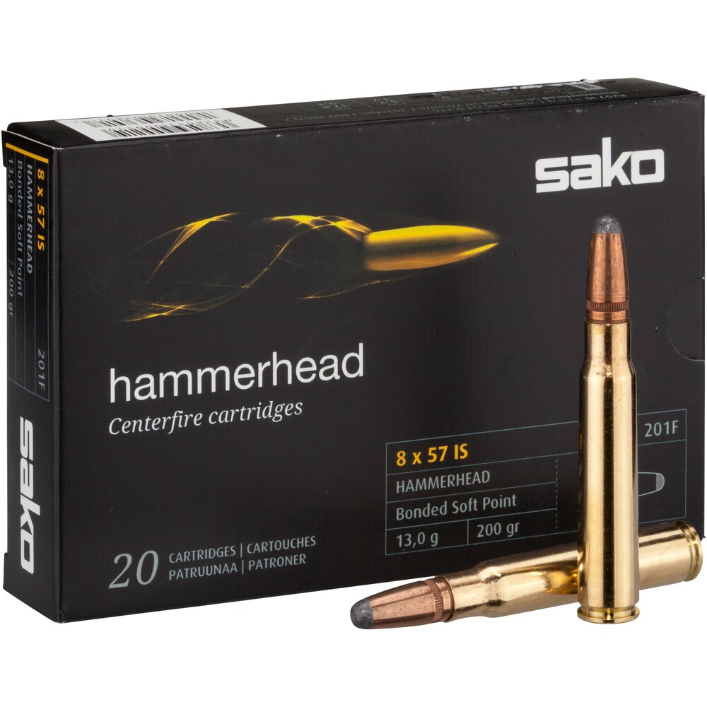 8x57 IS Hammerhead SP 13,0g/200grs.