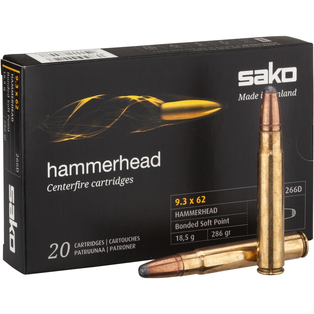 9,3x62 Hammerhead SP 18,5g/286grs.