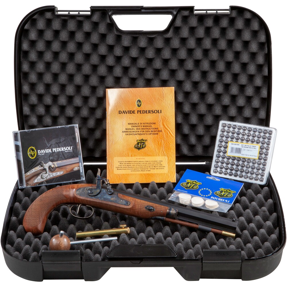Vorderlader Pistole Charles Moore Set, Davide Pedersoli