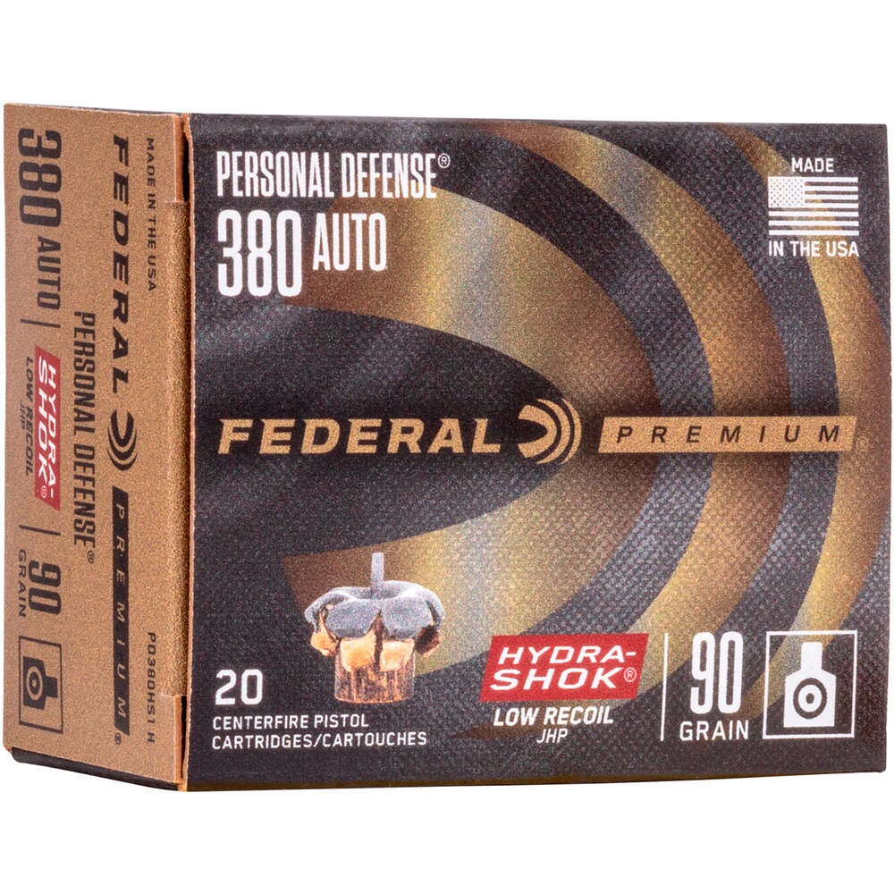 9 mm Kurz Hydra Shok HP 5,8g/90grs.