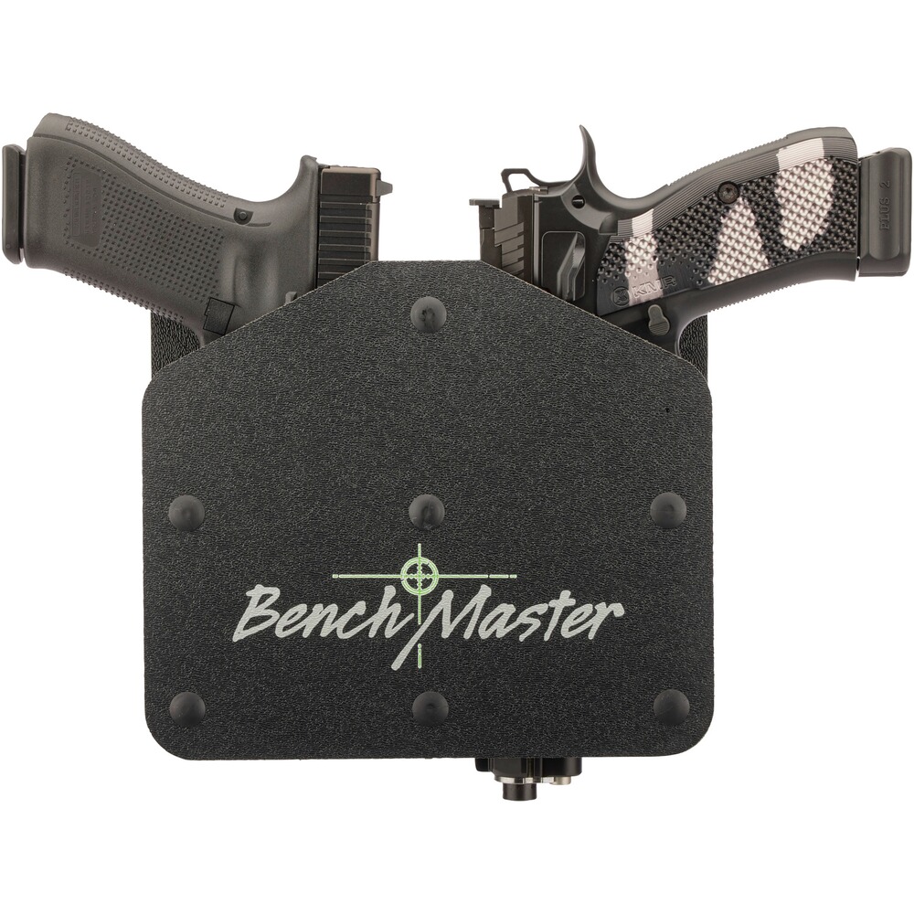 Magnetic gun holder – for 2 handguns, Benchmaster