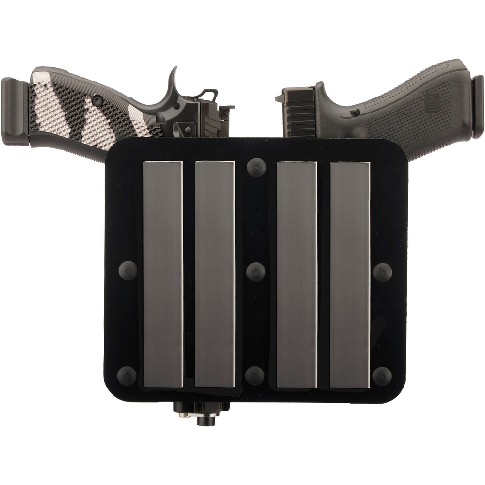 Magnetic gun holder – for 2 handguns, Benchmaster