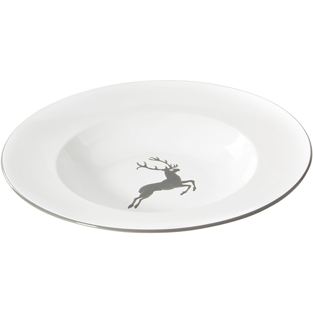 Pasta plate gourmet deer, Gmundner Keramik