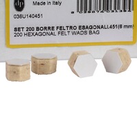 Hexagonal felt plug, Davide Pedersoli