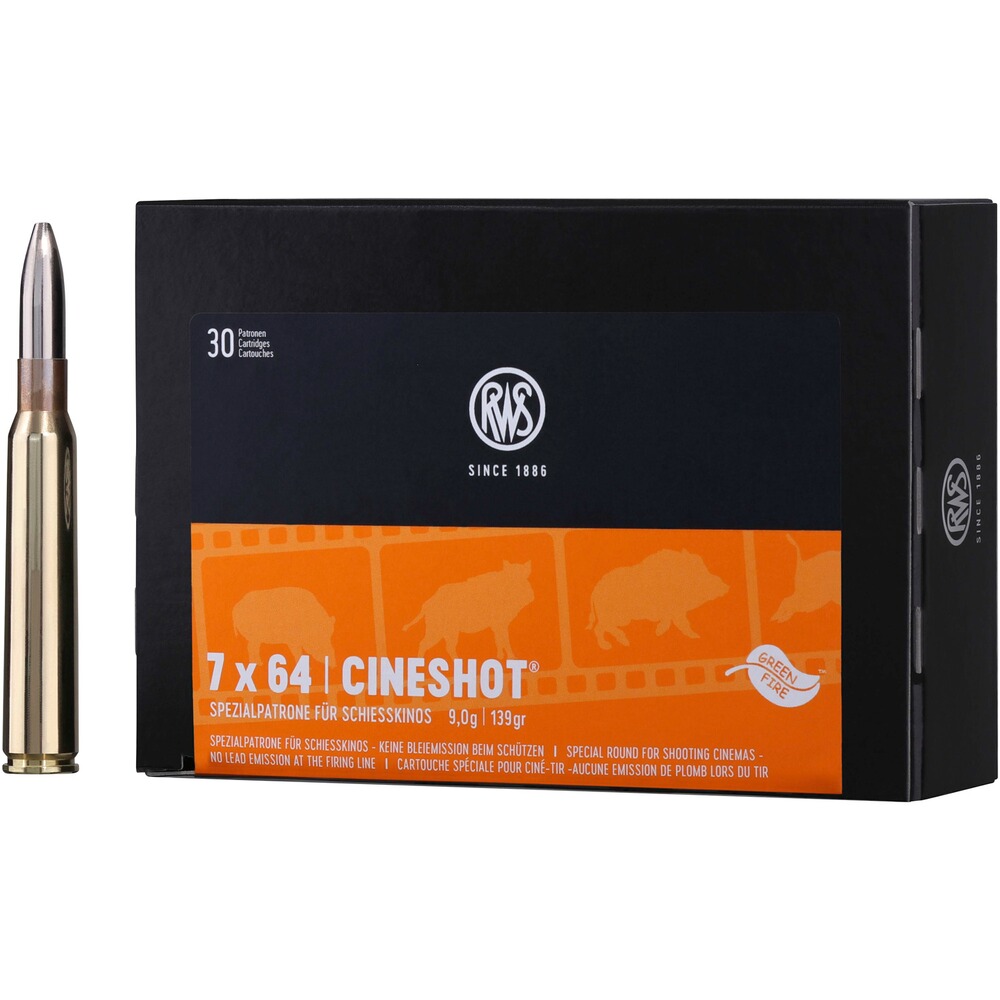 7x64 Cineshot 9,0g/139grs. 30 Stück
