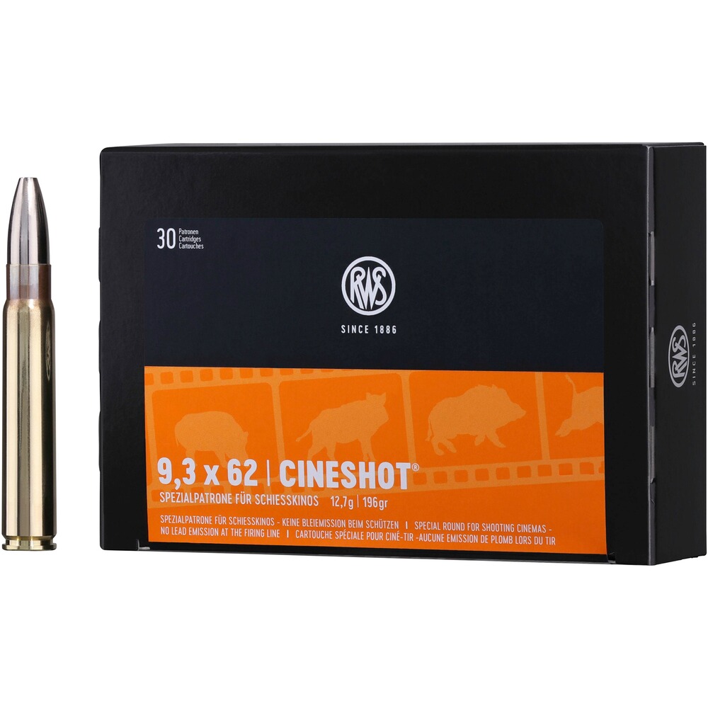 9,3x62 Cineshot 12,7g/196grs. 30 Stück