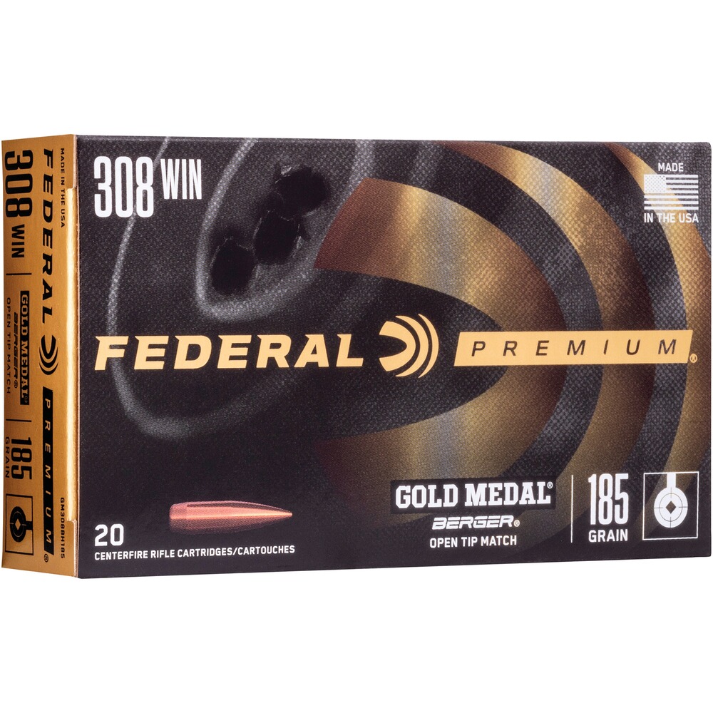 .308 Win. Premium Gold Medal Berger OTM 12,0g/185grs.