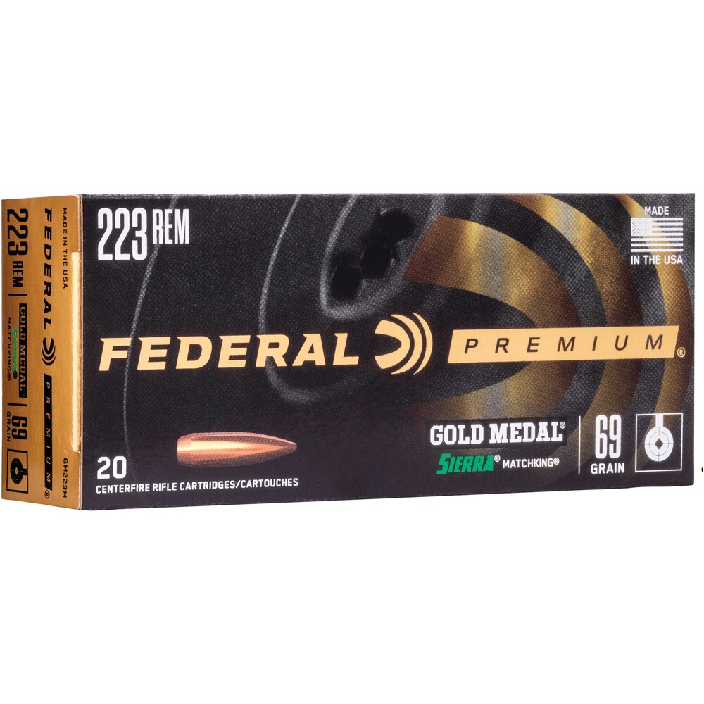 .223 Rem. Premium Gold Medal Sierra Match King 4,5g/69grs.