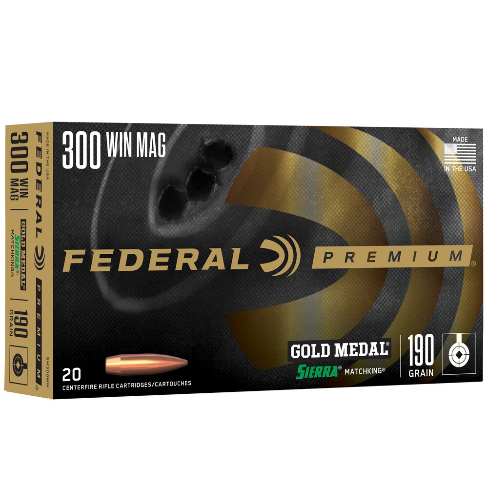 .300 Win. Mag. Premium Gold Medal Sierra Match King 11,7g/180grs.
