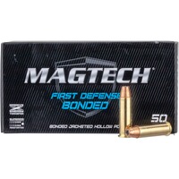 .38 Spécial+P JHP collé 8,0g/124grs., Magtech