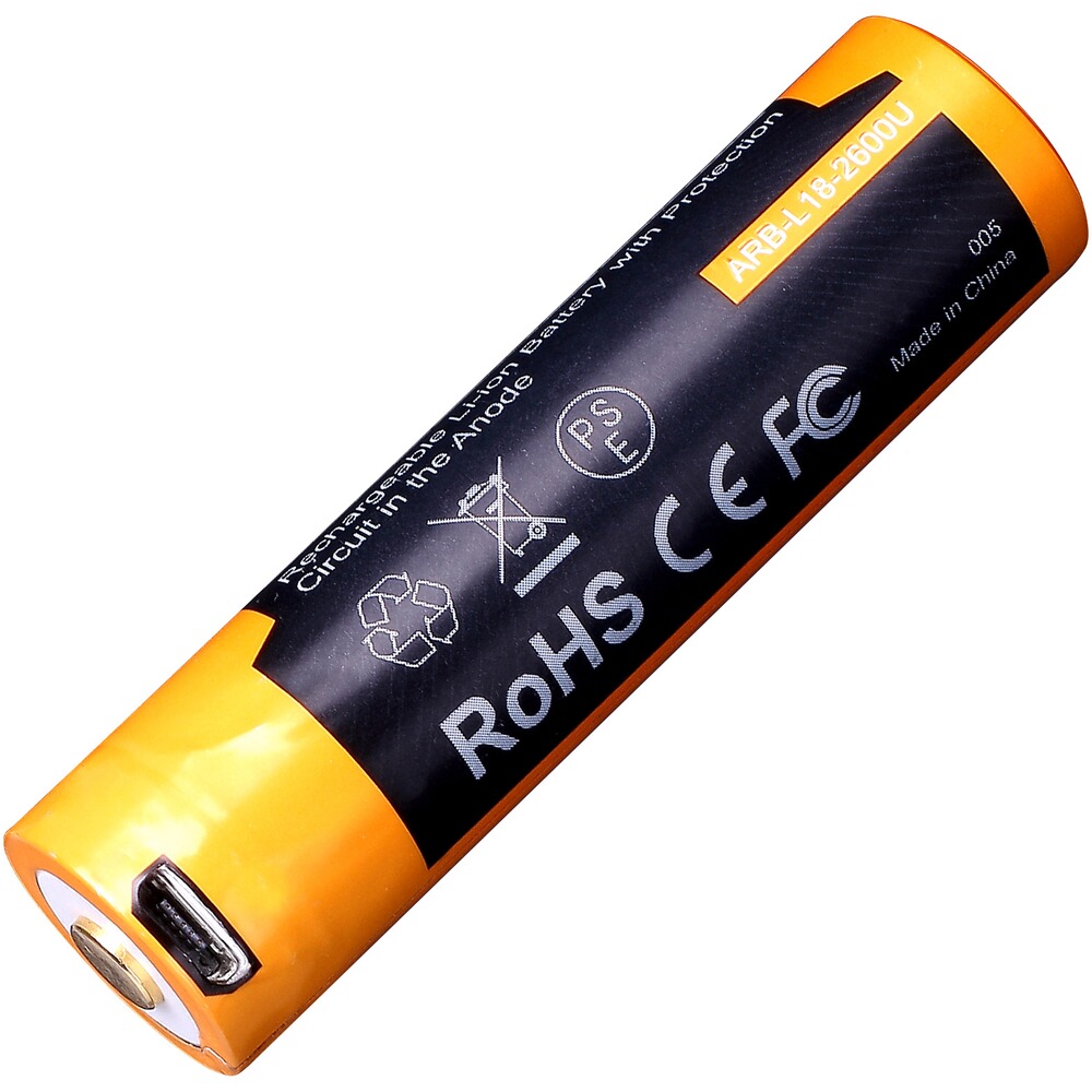 Batterie ARB-L18-2600U, 18650, Fenix