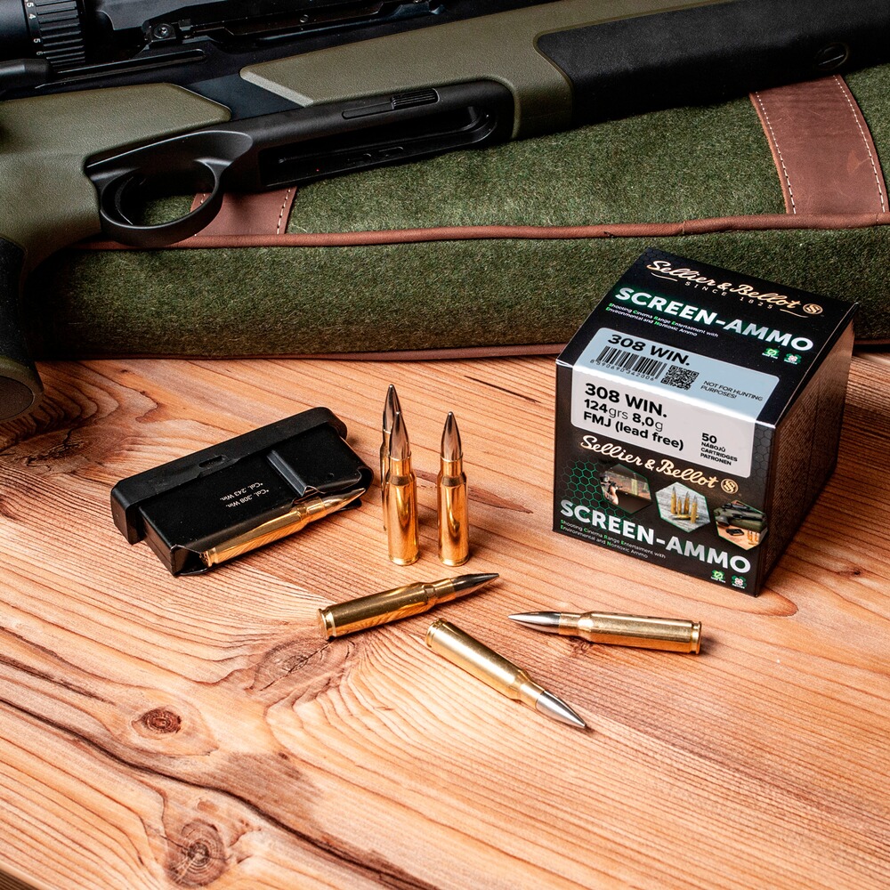 7x64 Screen-Ammo SCR Zink 6,5g/100grs., Sellier & Bellot