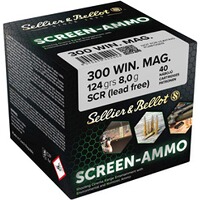 .300 Win. Mag. Screen-Ammo SCR Zinc 8.0g/124grs., Sellier & Bellot