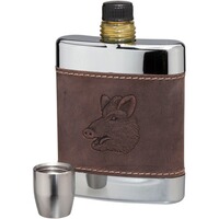 Hip flask 200 ml, deer, BEIER